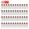 48 Pieces Mini Clear Glass Jars Bottles with Cork Stoppers for Arts & Crafts, Projects, Decoration, Party Favors - Size: 1-1/2" Tall X 3/4 Inches Diameter